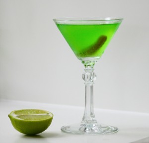 Green Weenie Martini
